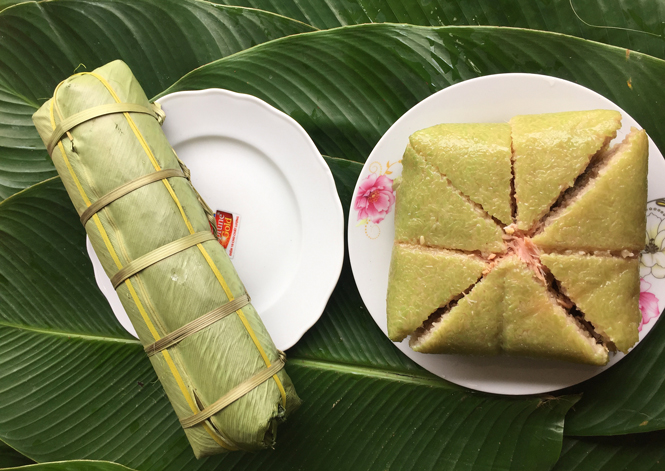 Bánh chưng bờ đậu